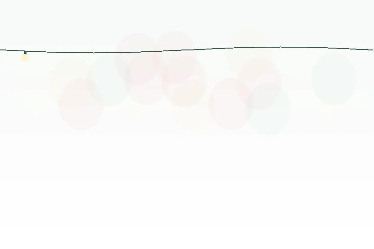 Entry outline with classic bulbs